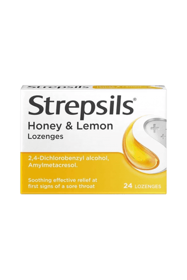 Strepsils Honey and Lemon Lozenges 24 Lozenges
