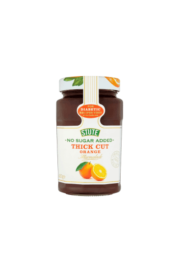 Stute Stute Diabetic Thick Cut Orange Marmalade 430g
