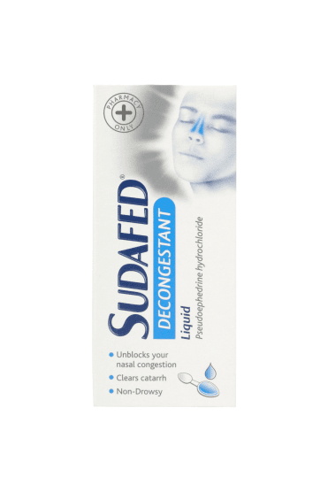 Sudafed Decongestant Liquid 100ml (Non-Drowsy)