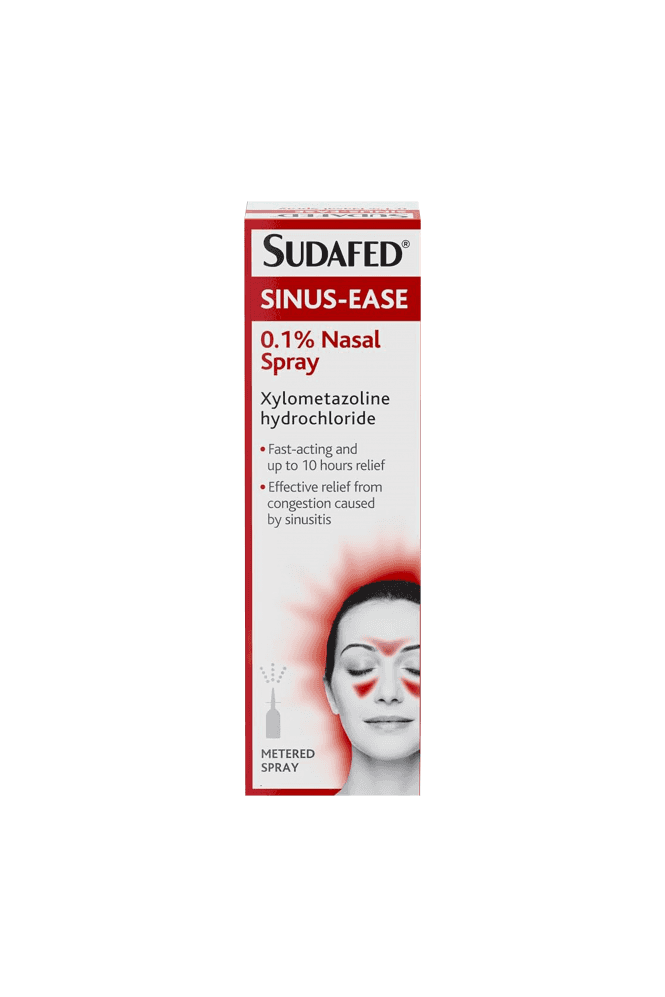 Sudafed  Sinus-Ease 0.1% Nasal Spray 15ml