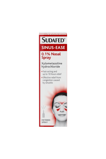 Sudafed Sinus-Ease 0.1% Nasal Spray 15ml