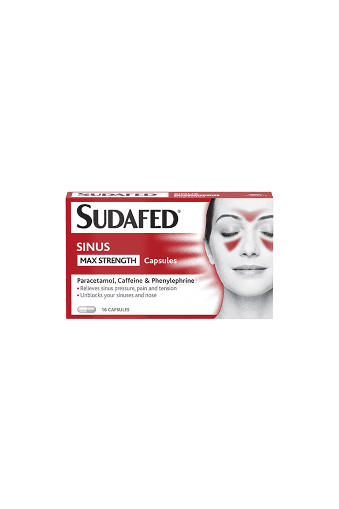 Sudafed  Sinus Max Strength Capsules 16