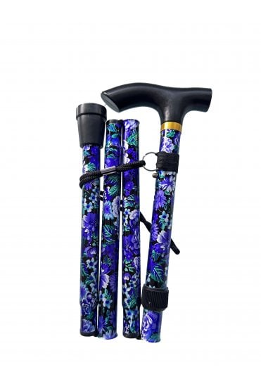 Sure H&B FOLDING WALKING STICK FLORAL A