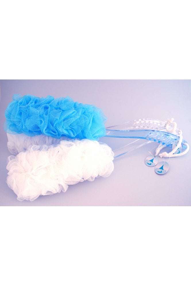 Sure  Health & Beauty - Body Puff - Handled Back Brush