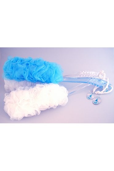 Sure Health & Beauty - Body Puff - Handled Back Brush