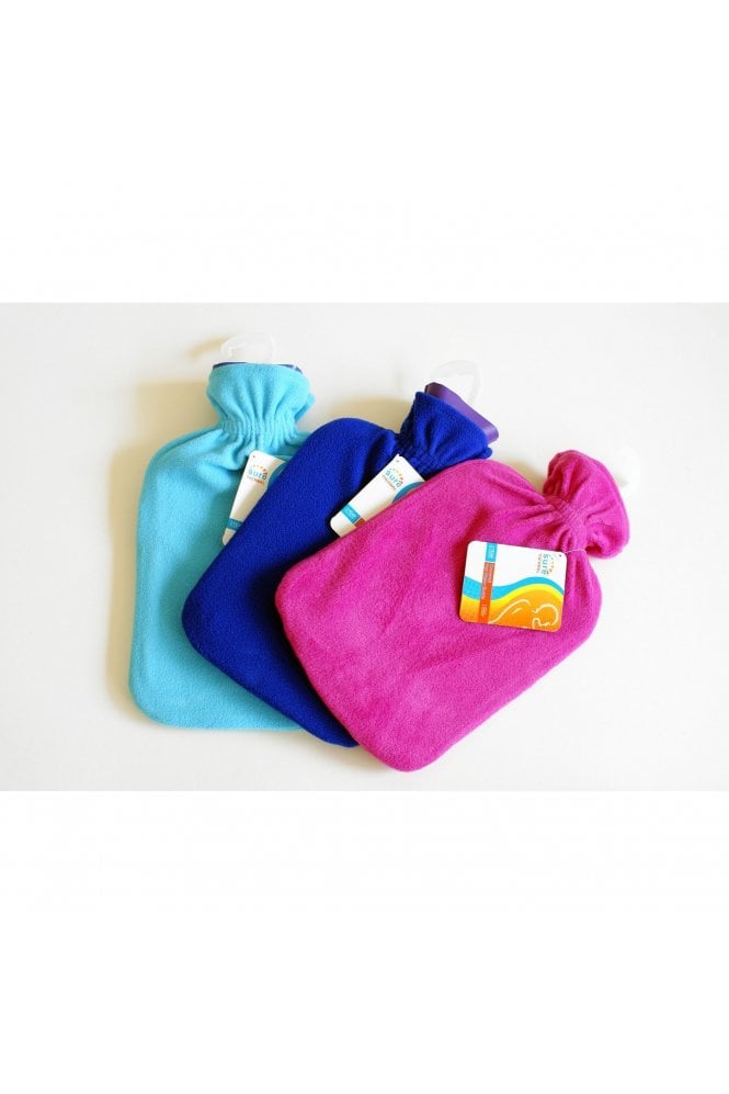 Sure  Health & Beauty Hot Water Bottle Ribbed - Fleece Covered