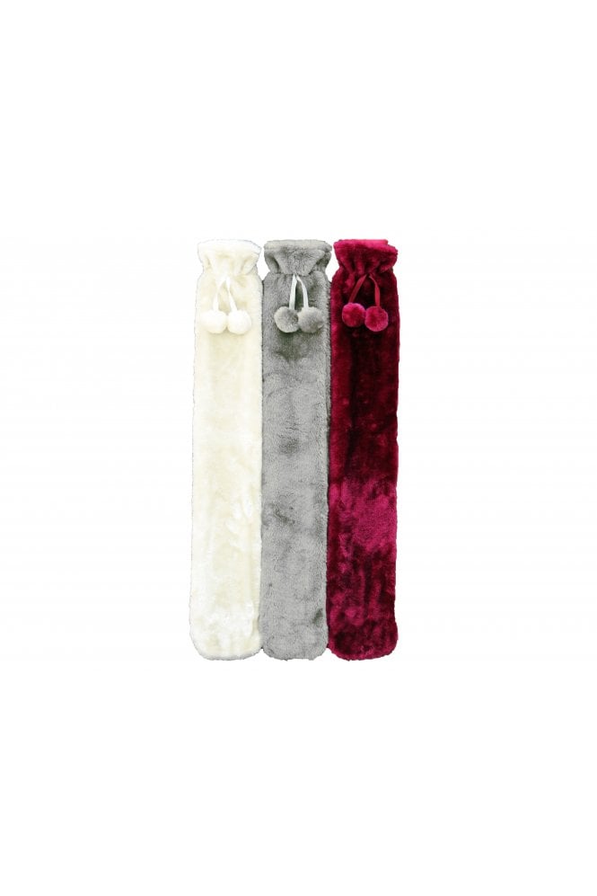 Sure  Health & Beauty - Long Hot Water Bottle with Fur Cover - 76cm