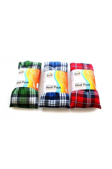 Sure Health & Beauty Thermal Heat Packs - Tartan Covered 700g