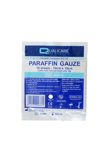 Paraffin Dressing 10cm x 10cm 10 pack