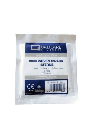 Swabs Sterile 10cm x 10cm 5 Pack
