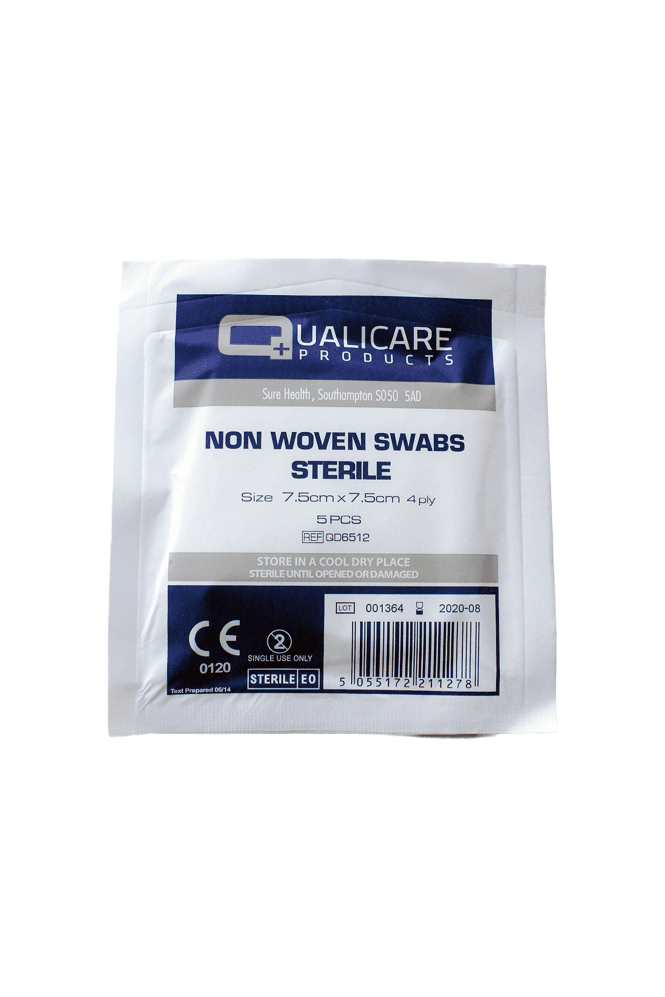 Sure Swabs Sterile 7.5cm x 7.5cm 5 Pack