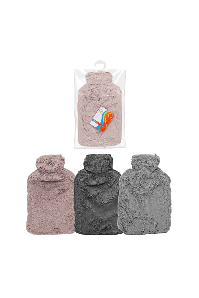Sure  Thermal Hot Water Bottle With Fur Cover