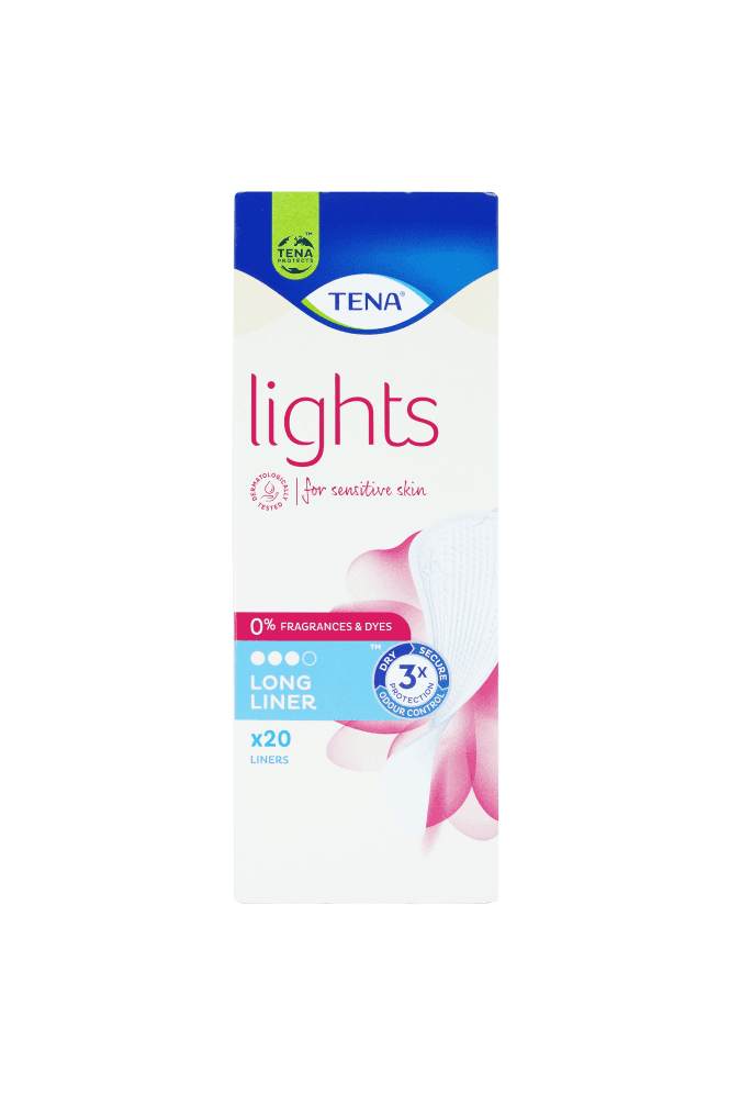 Tena  Lights Long Liners 20 Pack