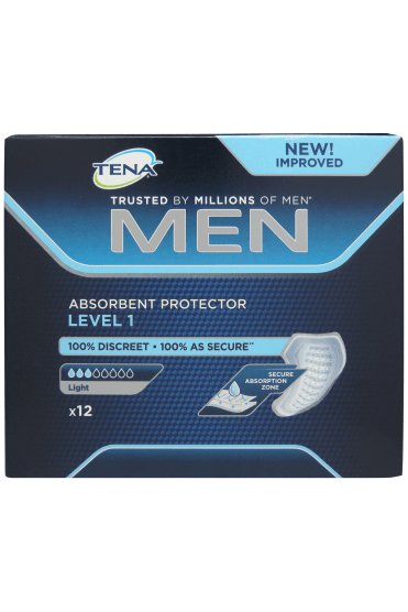Tena Men Level 1 Absorbent Protector - 12 Pads