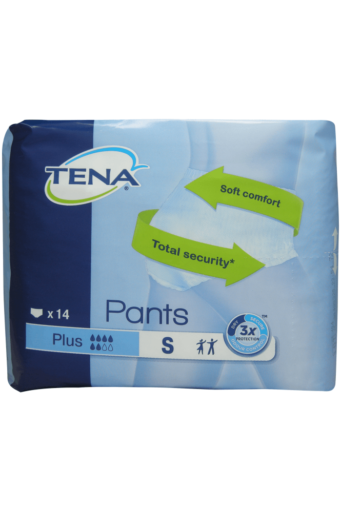 Tena  Pants Plus Small 14 Pack