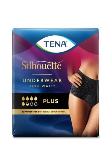 Tena Silhouette Plus Noir Pants Large 8