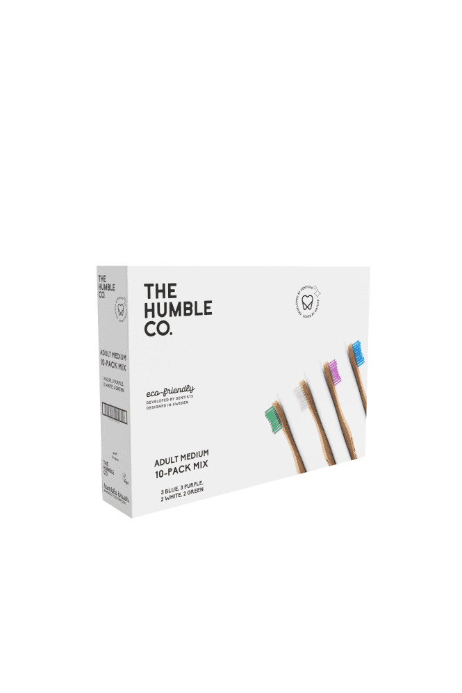 The Humble Co. The Humble Co - Adult toothbrush - Mixed colours (Single Toothbrush)