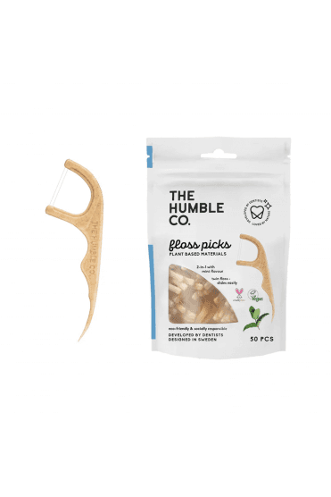 Floss Picks Plant Based Mint Flavour 50pcs