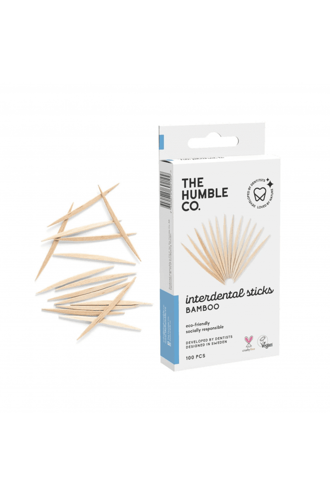 The Humble Co. Interdental Bamboo Toothpicks 100 Pack