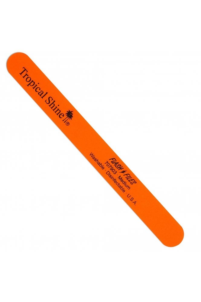 Tropical Shine  Orange Flash File Medium