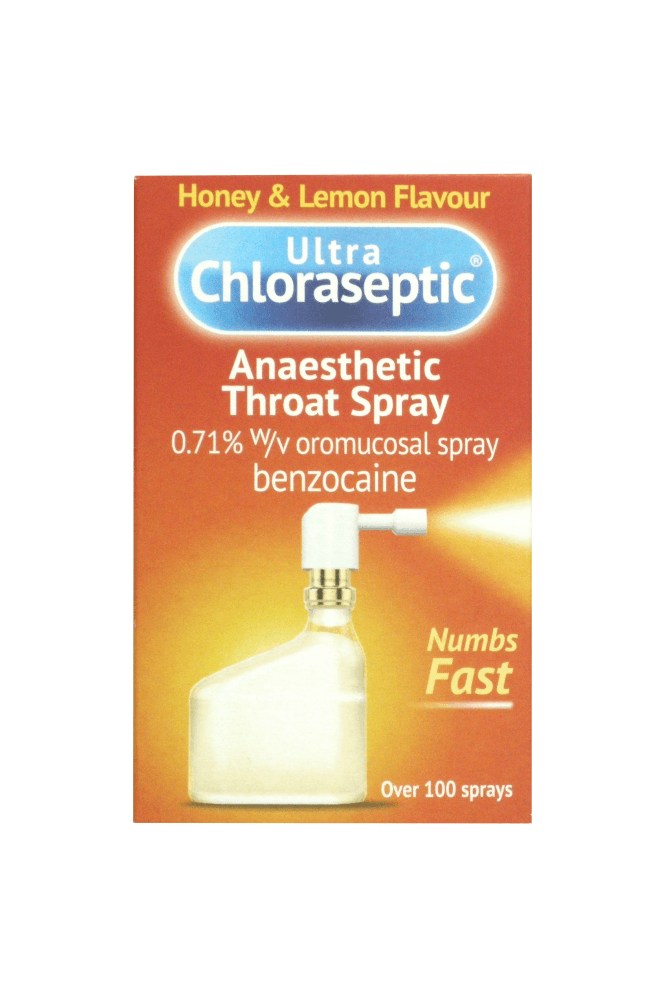 Ultra Chloraseptic Anaesthetic Throat Spray Honey And Lemon Flavour 15ml