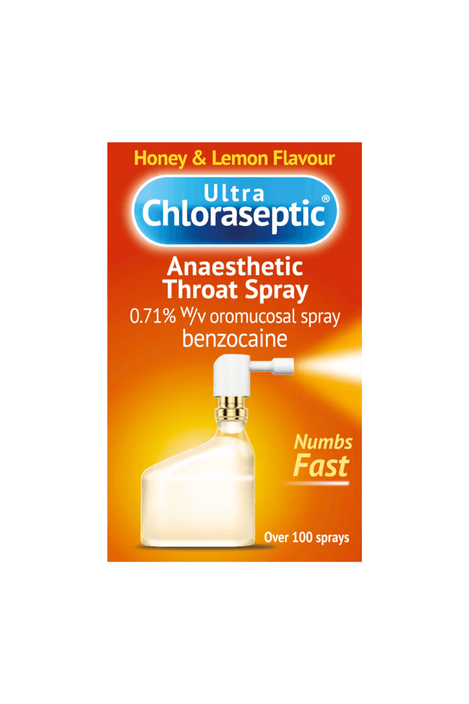 Ultra Chloraseptic  Anaesthetic Throat Spray Honey & Lemon Flavour 15ml