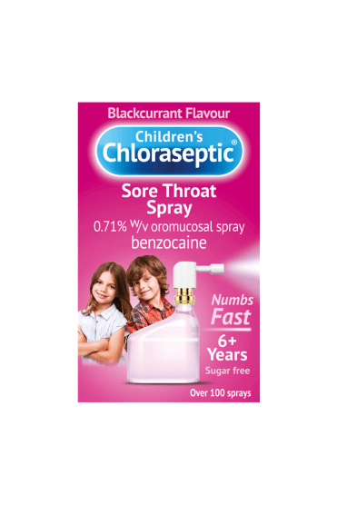 Children's Chloraseptic Blackcurrant Flavour Sore Throat Spray 15ml