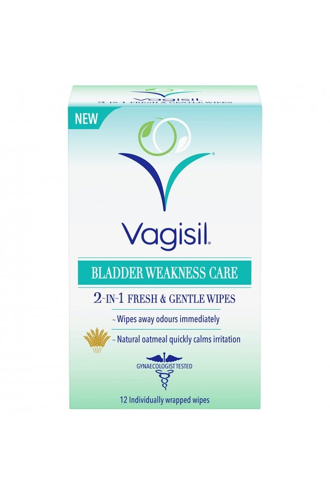 Vagisil  bladder weakness care 2in1 fresh & gentle wipes 12