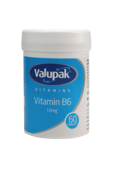 Valupak Vitamin B6 10mg 60 Tablets