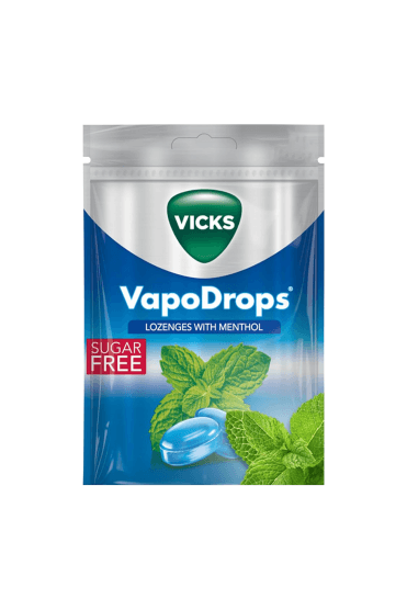 Vicks VapoDrops Menthol 72g Sugar Free