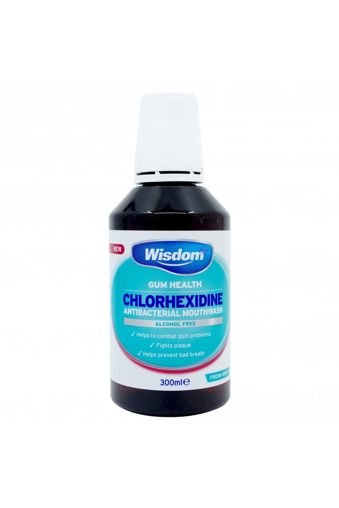 Wisdom Gum Health Chlorhexidine Antibacterial Mouthwash 300ml