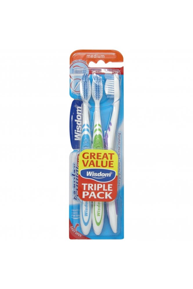 Wisdom  Medium Regular Fresh Plus Toothbrushes