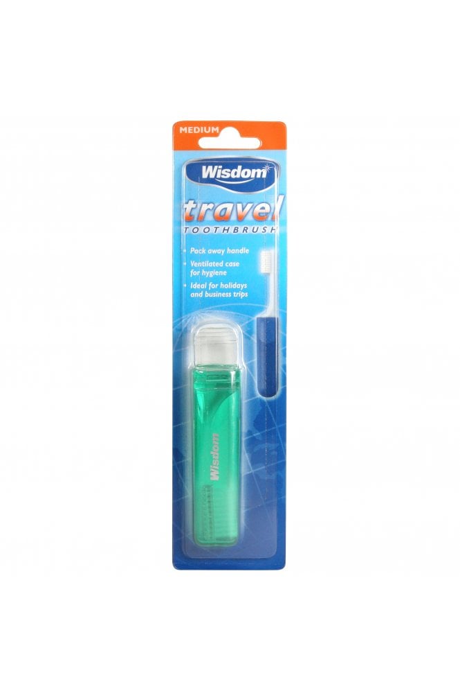 Wisdom  Travel Toothbrush Medium Assorted Colours